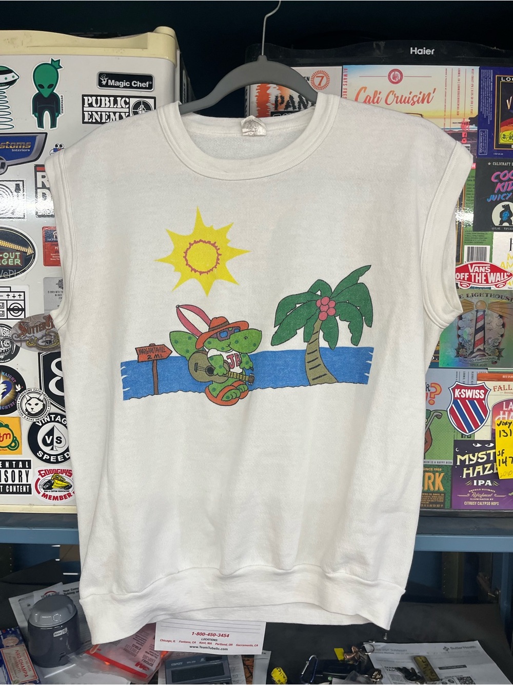 1980s Jimmy Buffet Muscle Tee Sweatshirt